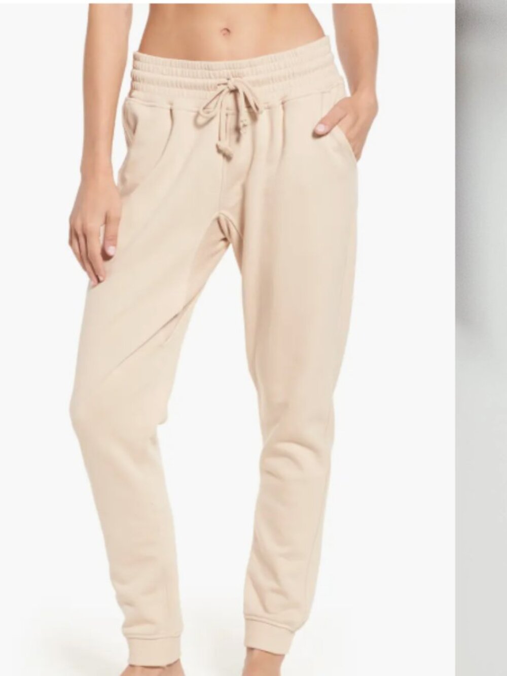 Ivy Park Washed Jersey Jogger Sweatpants Pale Pink M